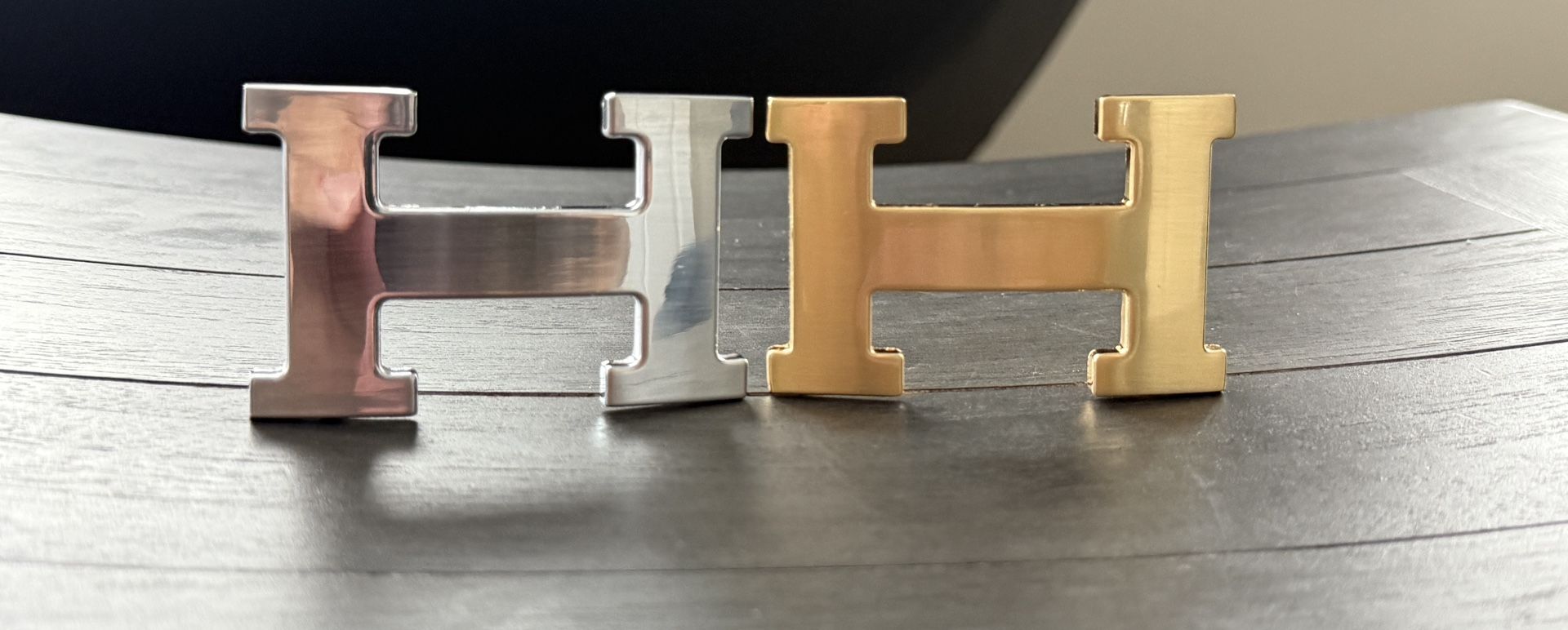 Hermes H Buckle Gold - Silver $ 10