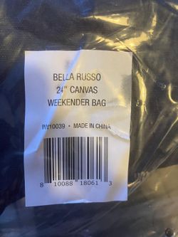 Bella Russo 24" Canvas Weekender Bag