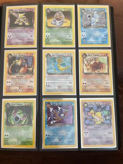 Pokemon team rocket master set Wotc