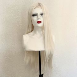Beautiful White Wig Lace Front