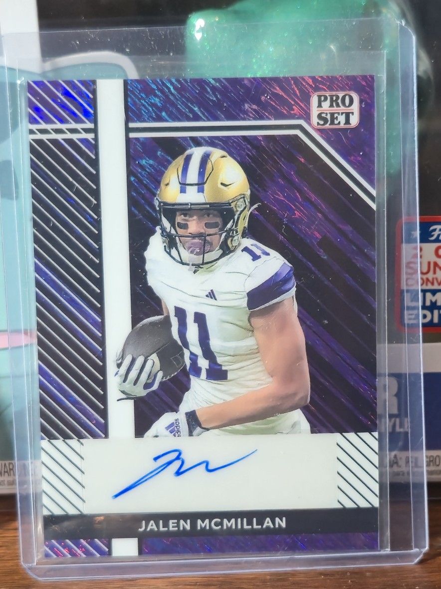 2024 Jalen McMillan 1 of 7 SAGE High Series Auto #A-JM3 Rookie TB Buccaneers Signed by Jalen McMillan. 