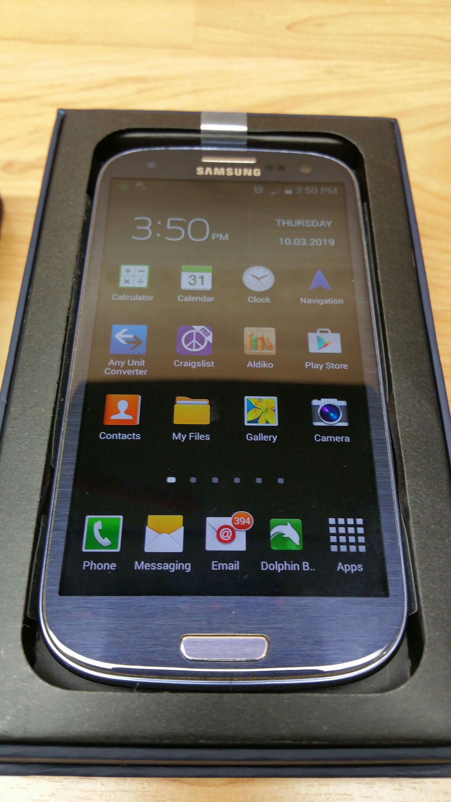 Verizon Samsung Galaxy S3 SCH-I535 32GB 4G LTE Smartphone Pebble Blue Like New + Bonus Galaxy S3 For Parts