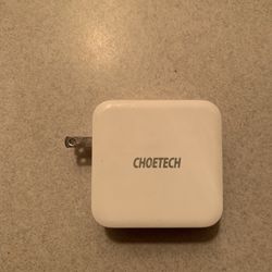 100W 2Port CHOETECH Type C Wall Charger PD 3.0 GaN Tech Foldable Charger Adapter