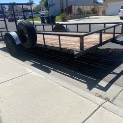 2022 Play Craft Like New 78” By 14’ Utility Trailer 