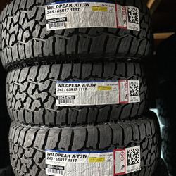Falken Wildpeak AT3W - 245/65/17 Set of 4 NEW tires / Set DE 4 llantas NUEVAS 🆕🛞❗️