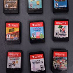 🔥🔥9 NINTENDO SWITCH GAMES