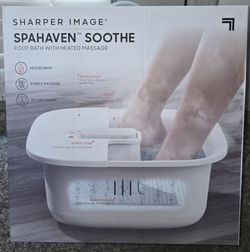 Sharper Image SpaHaven Soothe Foot Bath – Gently Used
