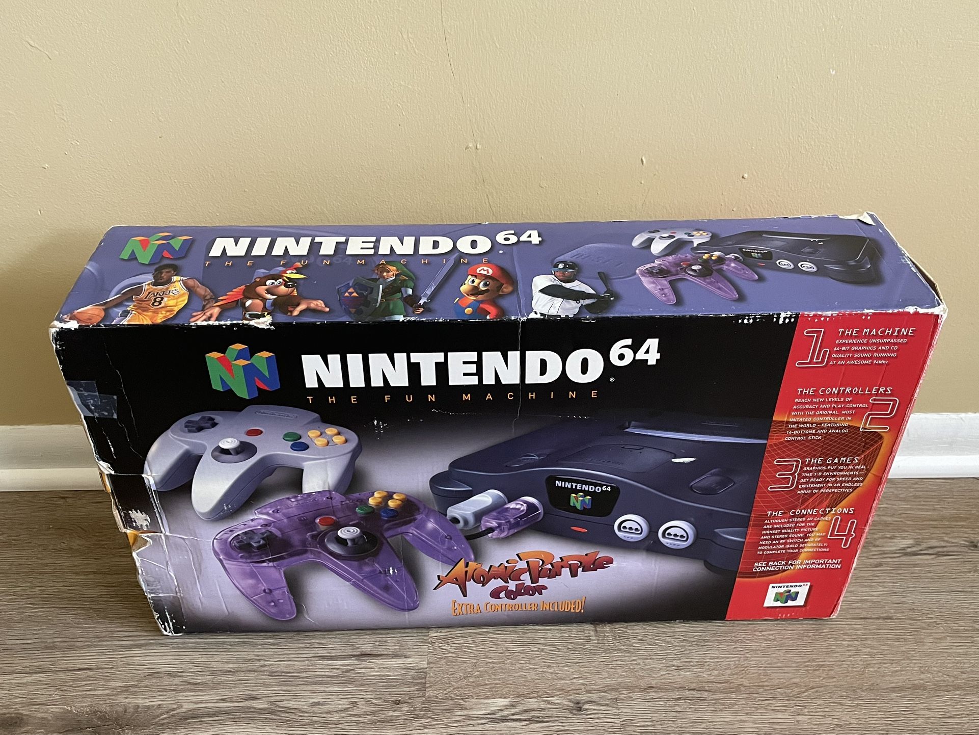 Nintendo 64 Atomic Purple Bundle