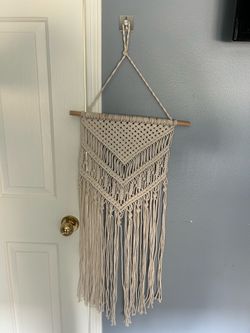 Boho macrame wall decor