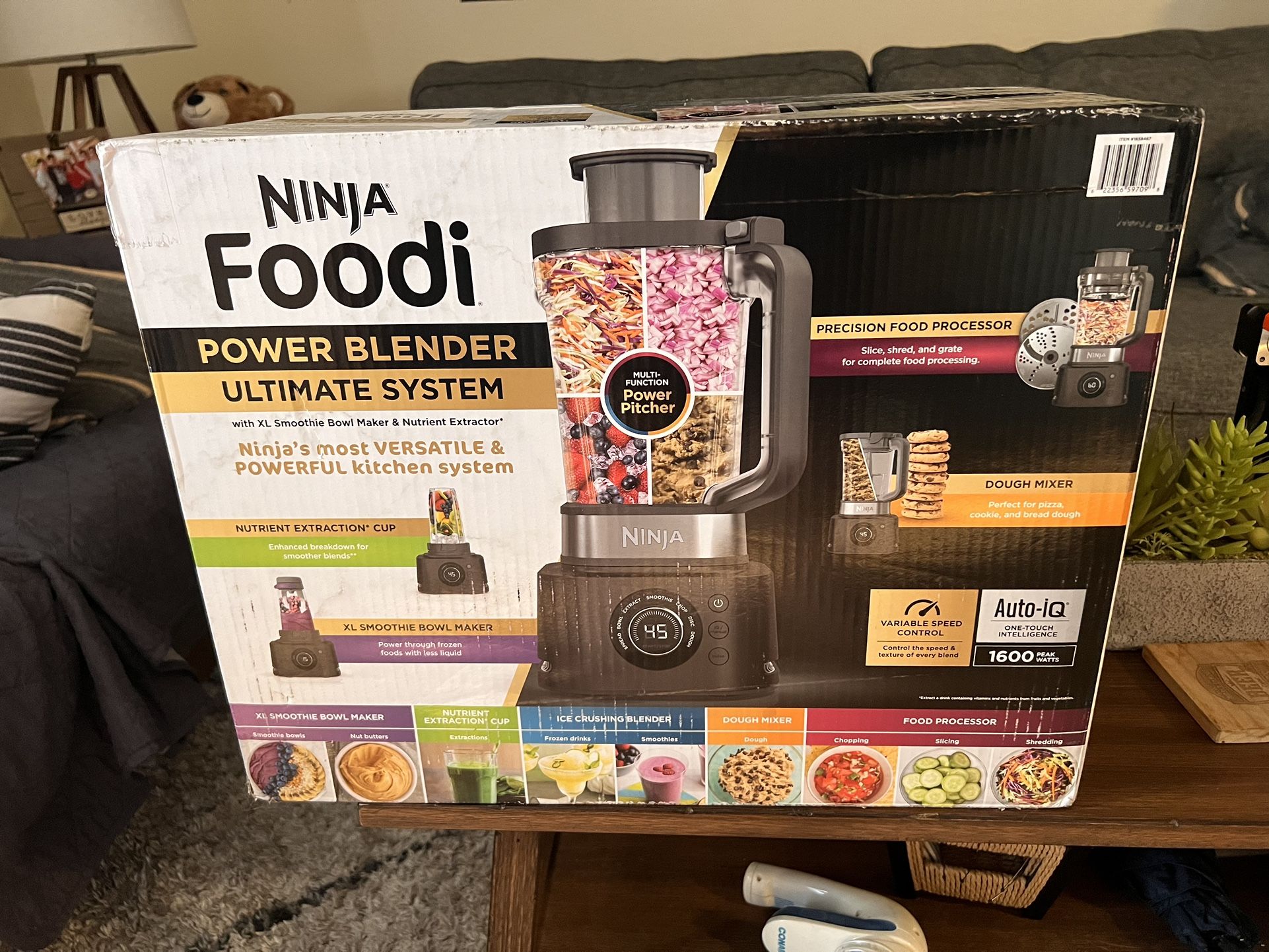 Ninja Foodi Power blender Ultimate System with XL Smoothie Bowl Maker and Nutrient Extractor