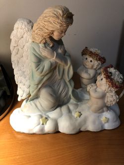Vintage Angel With cherubs