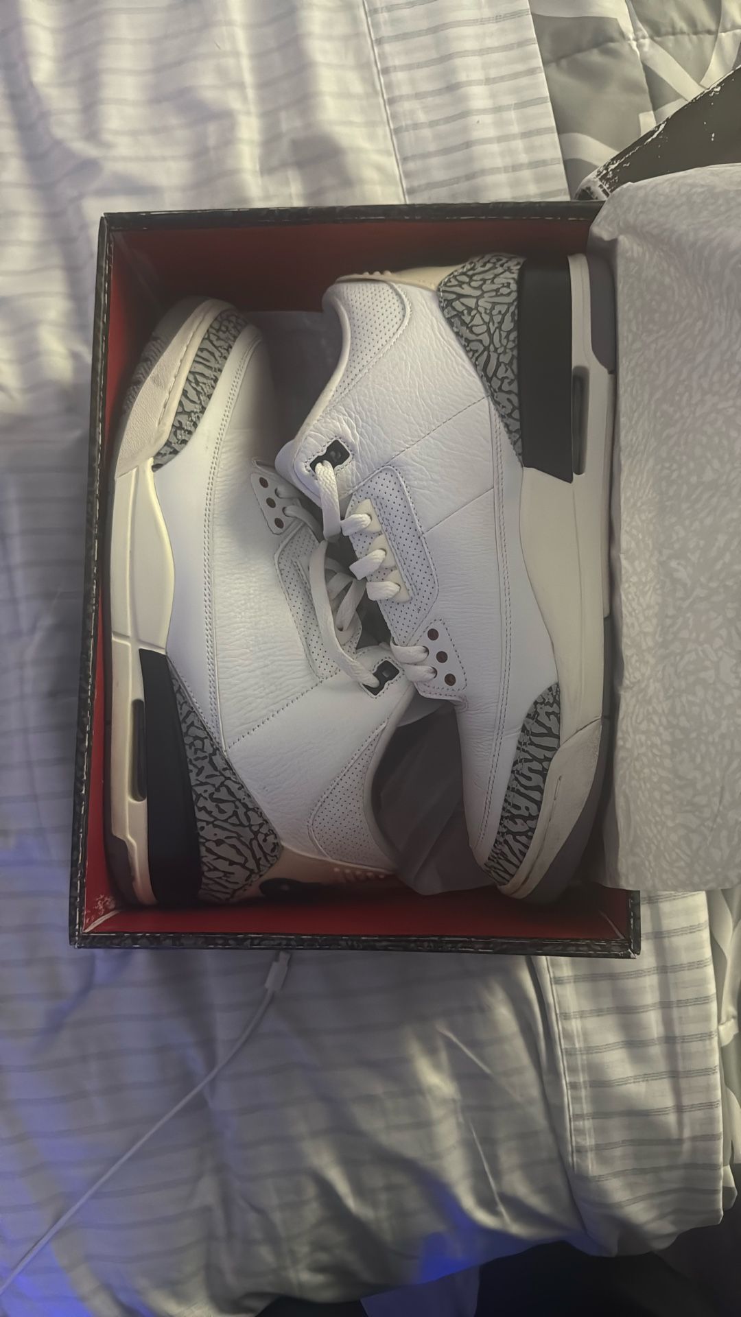 Air Jordan 3 White Cement