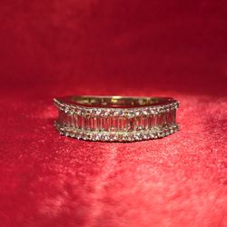 10k Yellow Gold Diamond Round Cut Ring 2.75 ctw