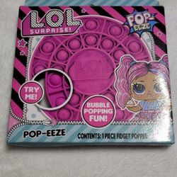 L.O.L. Surprise POP-EEZE Fidget Popper Bubble Popping Fun Ages 3+ Pink NEW