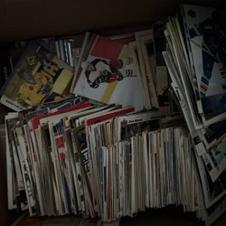 Box of Old Hockey Cards 