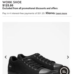 Safety Toe Work Shoe