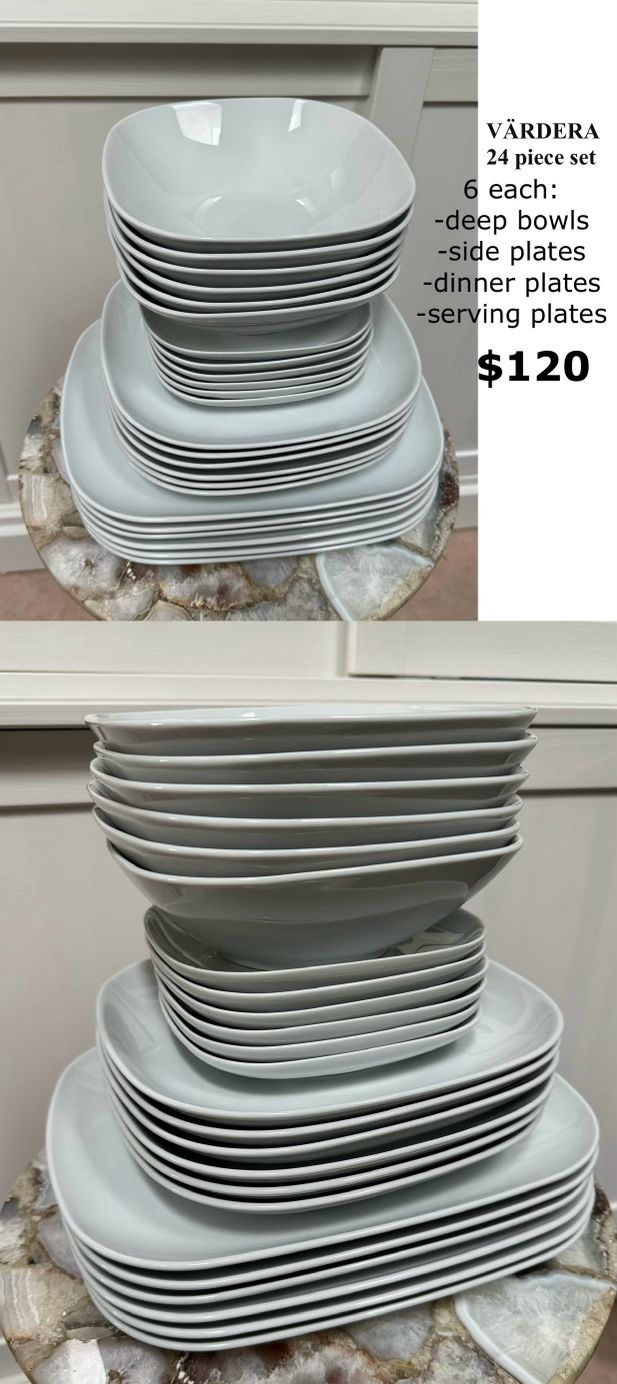 Upplaga Ikea White Dish Set Deep Plate Ikea Bowl And Plate Set