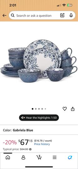 16 piece dinnerware set