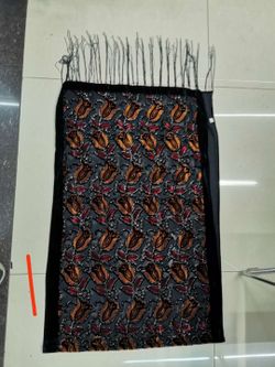 Orange and Red 🌹 glitter scarf