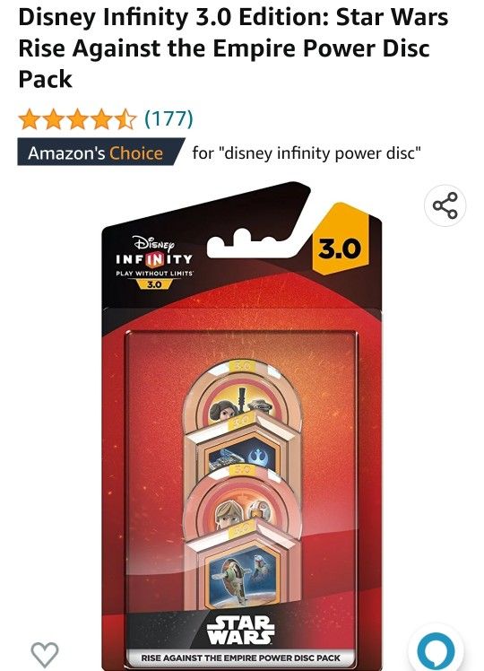 Disney Infinity 3.0 Edition: Star Wars Rise Against the Empire Power Disc Pack
