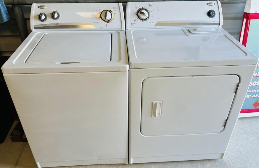 Whirlpool Heavy Duty Dryer Electric and Washer 