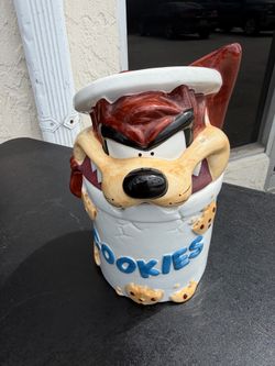 Rare Vintage 1994 Taz Looney Tunes Cookie Jar! 6.5x11”