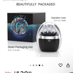 Ferrofluid Bluetooth Speaker With 4-color Light 