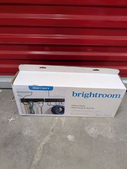 Brightroom Heavy Duty Steel Garage Hook and Rail Kit 36 Inch Wall Organizer