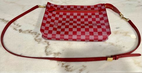 Louis Vuitton Damier Couleurs Modul Carmine Red Crossbody Bag