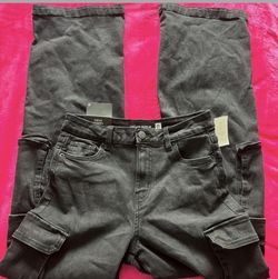 Black Cargo Pants 