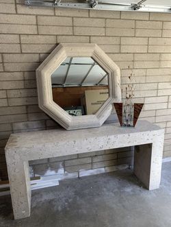 ~ ENTRY WAY / HALLWAY U CONSOLE W / MATCHING MIRROR ~