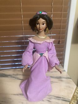 Princess jasmine and princess belle Porcelain dolls