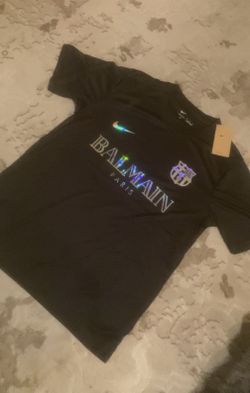 Barcelona X Balmain Black T-shirt