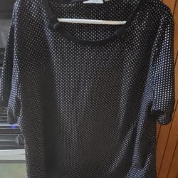 2X Womans Coral Bay  Black  /  White Top