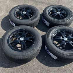 Black Toyota Rims With Brand New Tires For Corolla Or Prius
