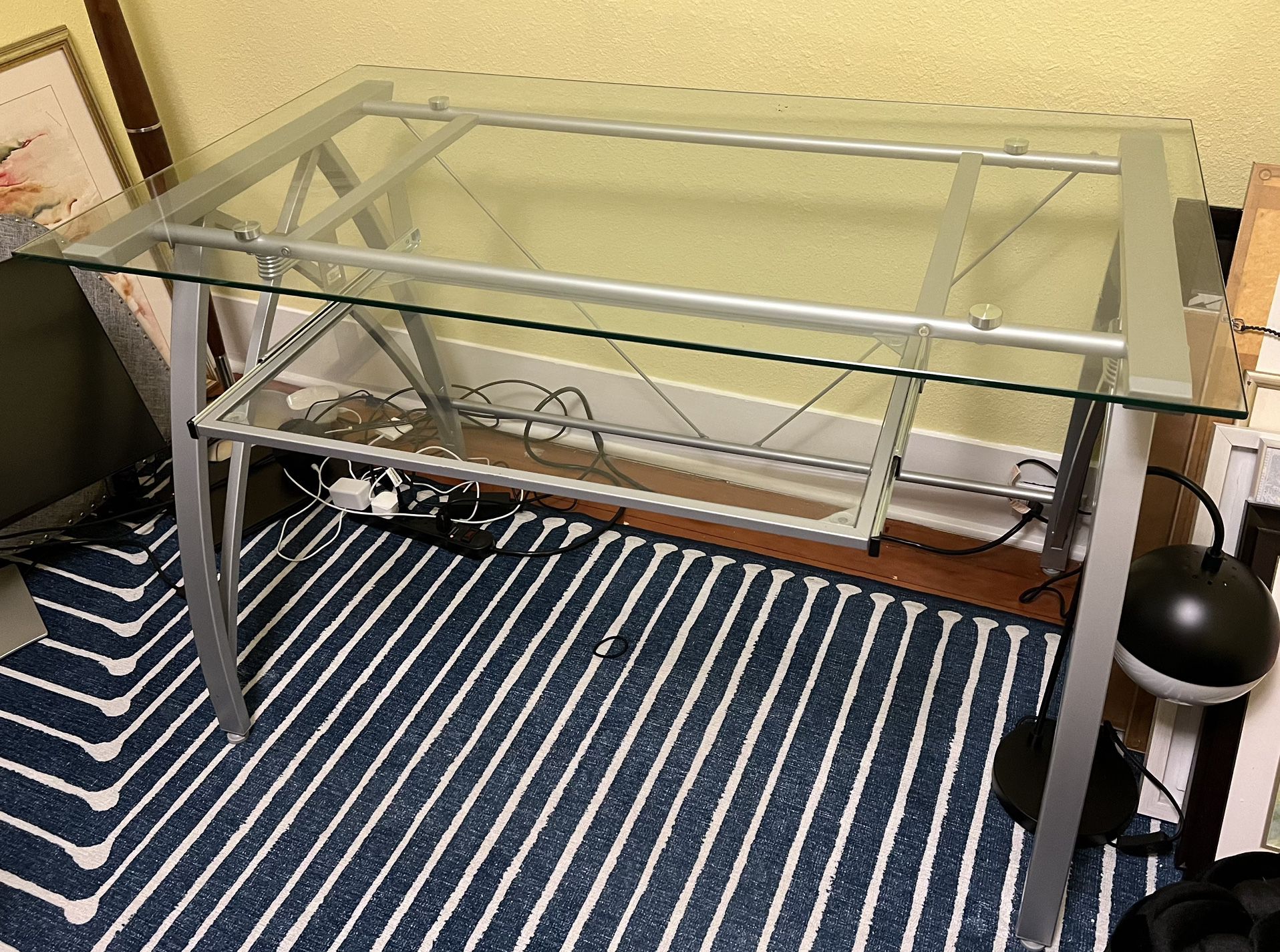 Glass Office Desk - Great Condition