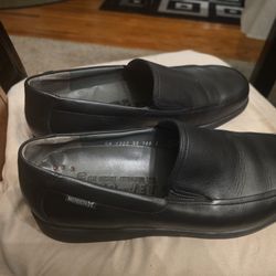 Mephisto Air Jet Black Leather Loafers Slip On Shoes Men Size 11.5 