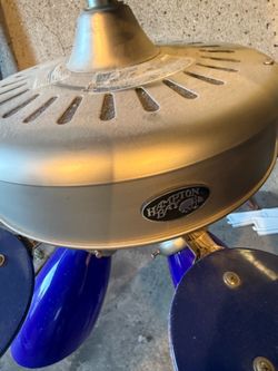 Blue Ceiling fan