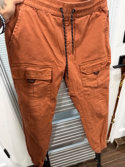 Ring of fire Rust Orange Cargo Jogger Pants