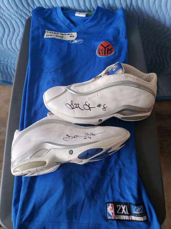 latrell sprewell and 1 shoes