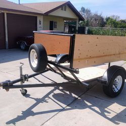 Utility trailer,  and motorcycle