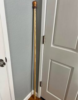 Nice wooden flagpole