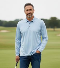 NEW Greyson Golf Omaha Long sleeve Polo shirt  men’s XL NWT