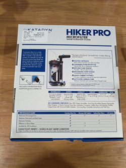 Katadyn Hiker Pro Microfilter Water Filtration System