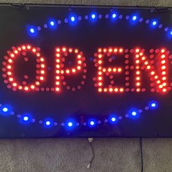 Open/ Closed LED Sign - Lights Of America Model 5000 LEDOC