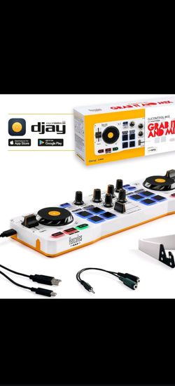 Hercules DJControl Mix Bluetooth Wireless DJ Controller 2 Decks For Smartphones