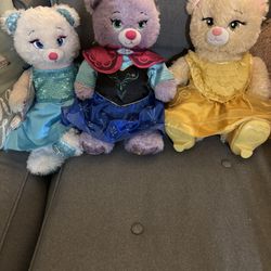 Build A Bear Dolls With Clothes But All 3