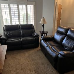 3 Leather Recliner Couches
