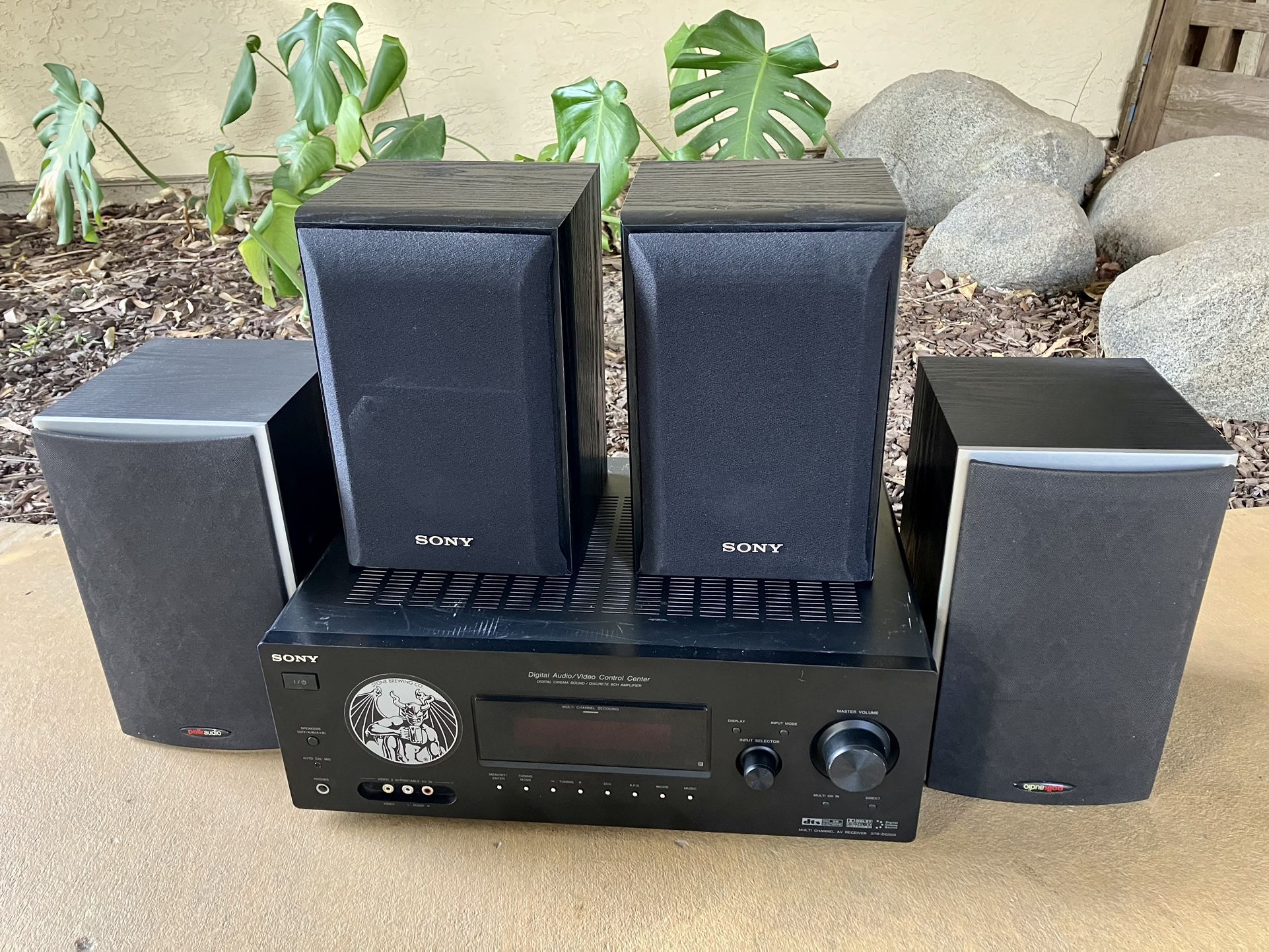 Sony Receiver and Speakers (4)