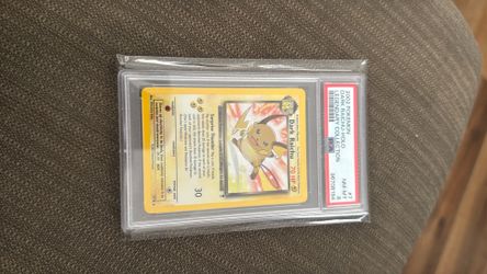 Dark Raichu Holo PSA 8